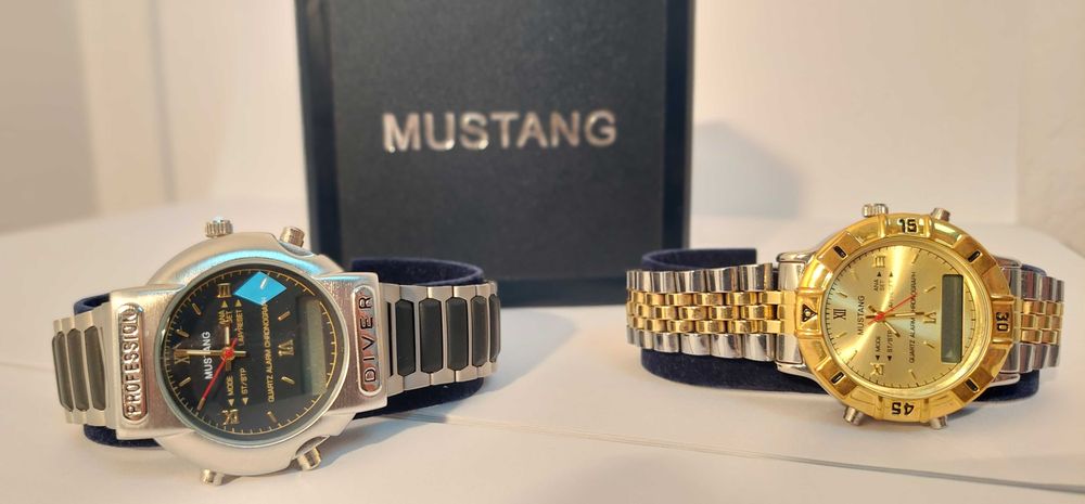 Set de 2 ceasuri MUSTANG - in cutia origilala, absolut noi, nefolosite