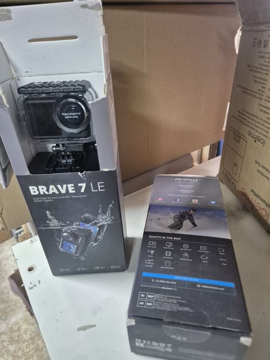 AKASO Brave /7 LE екшън камера 4K/30FPS 20MP WiFi със сензорен екран