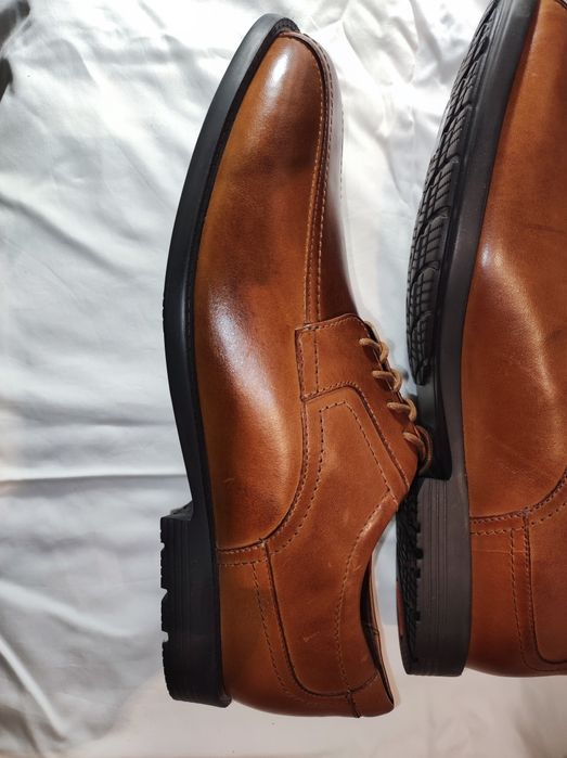 Удобни мъжки обувки от естествена кожа Rockport By Adidas №46 1/2