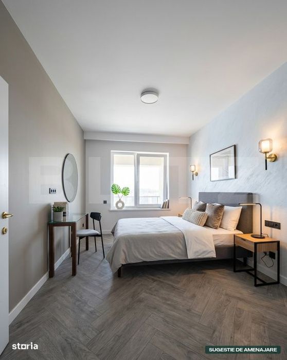 Apartament 2 camere, 48mp, etaj intermediar, balcon, parcare, VIVO — fotografia 3