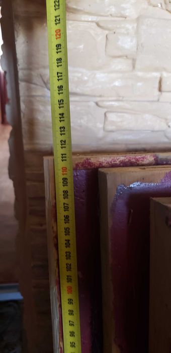 Дераза рама б/у тахта ойна шишалари билан