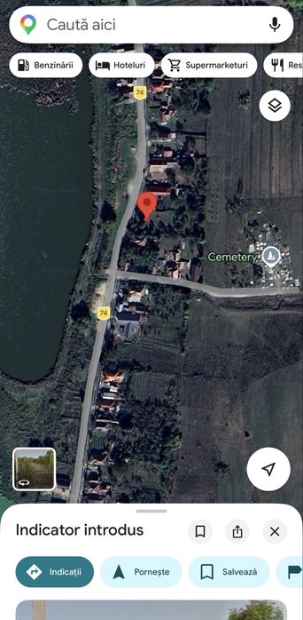 Teren intravilan 1.608 mp Mărtinești – lac în față