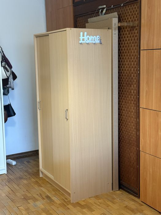 Гардераб, компактен с две плъзгащи врати