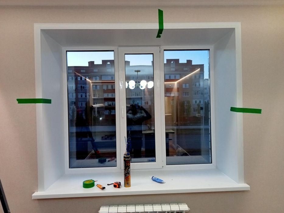 Окна откосы ПВХ качество