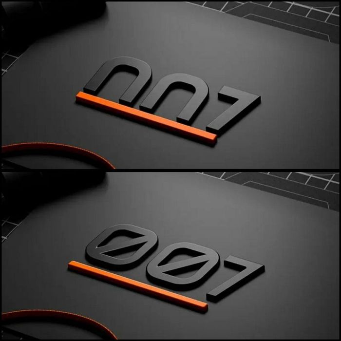 Zeekr 007 uchun logo emblema orginal