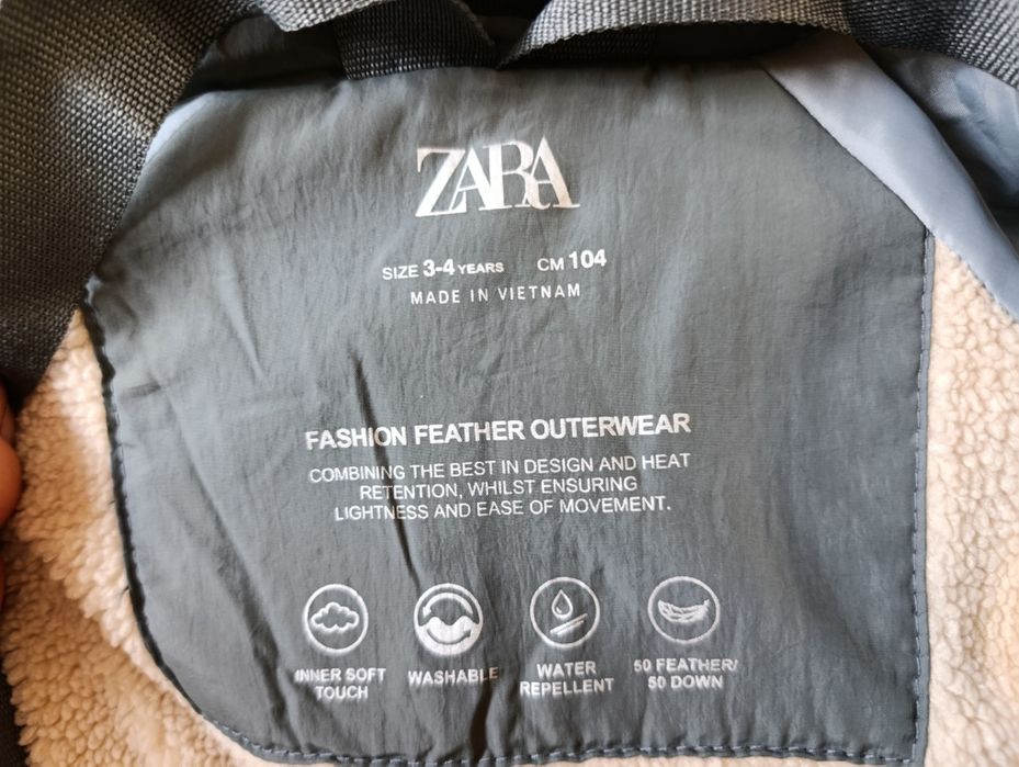 Зимно яке Zara за момче р-р 104