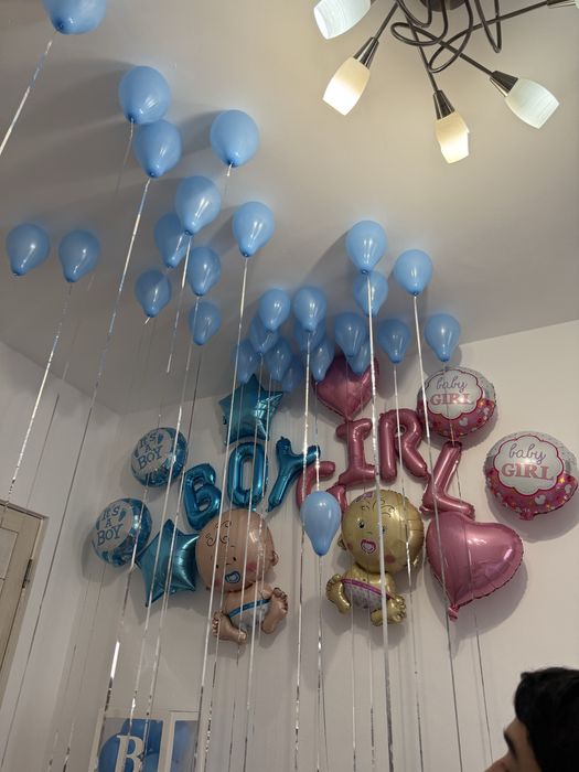 Шарики на гендер пати