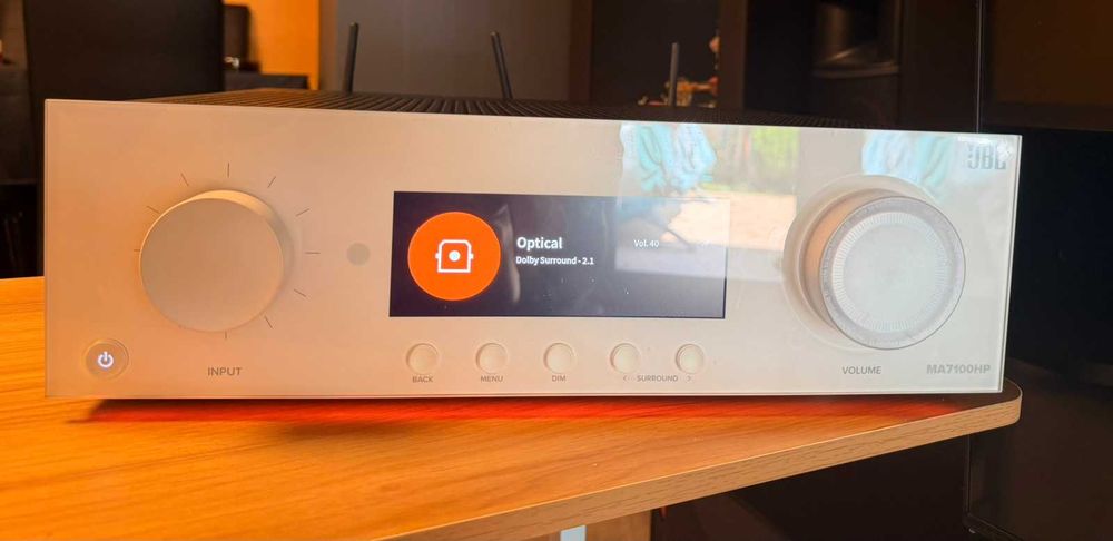 Ресивър JBL MA7100HP – Премиум 8K AV Ресивър, 7.2 Dolby Atmos (Като нов, В гаранция!)