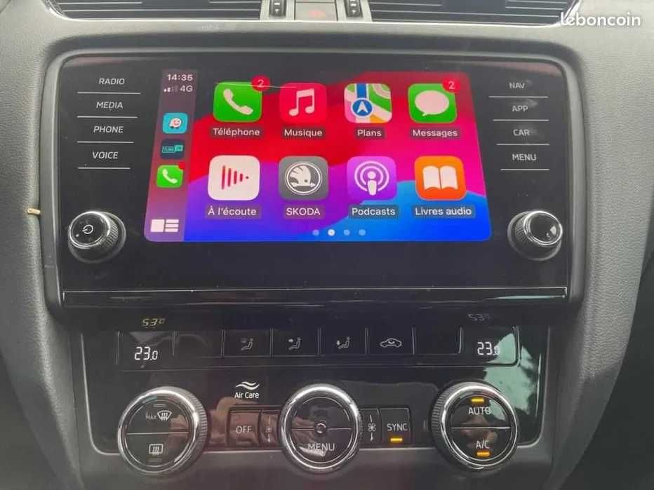 Skoda SmartLink Apple CarPlay Android Auto Octavia Kodiaq Karoq Superb