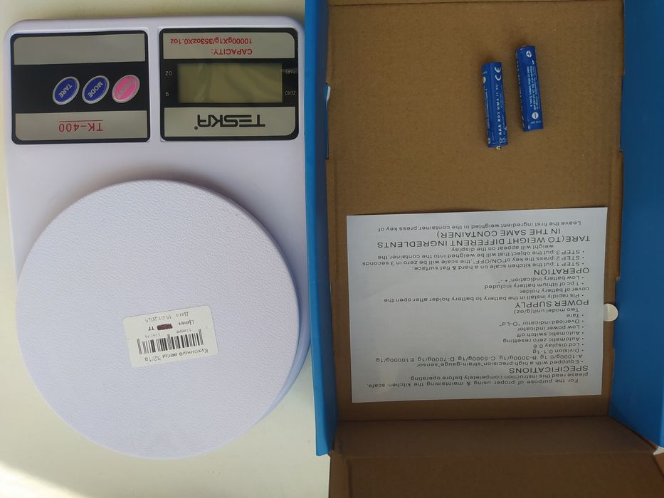 Электронные весы кухонные.