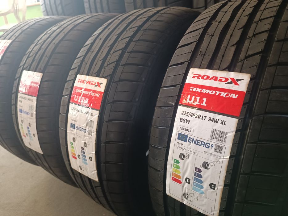 4бр. Нови летни гуми 225 45 17 Roadx