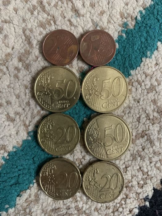 Монеты еуро цент