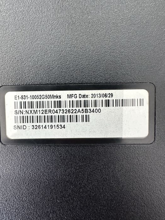 Acer Aspire E1‑531‑10052G50Mnks