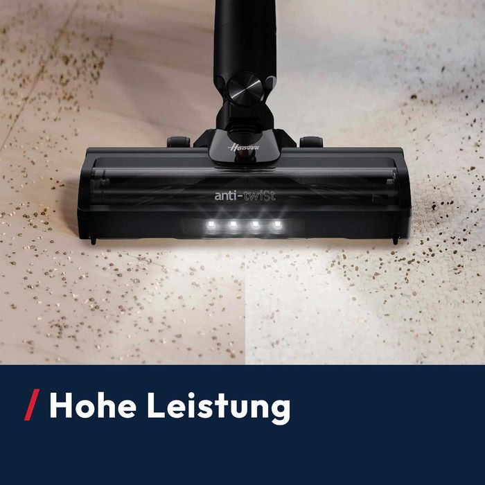 Безжична прахосмукачка Hoover HF1 Plus с XL контейнер и LED светлина