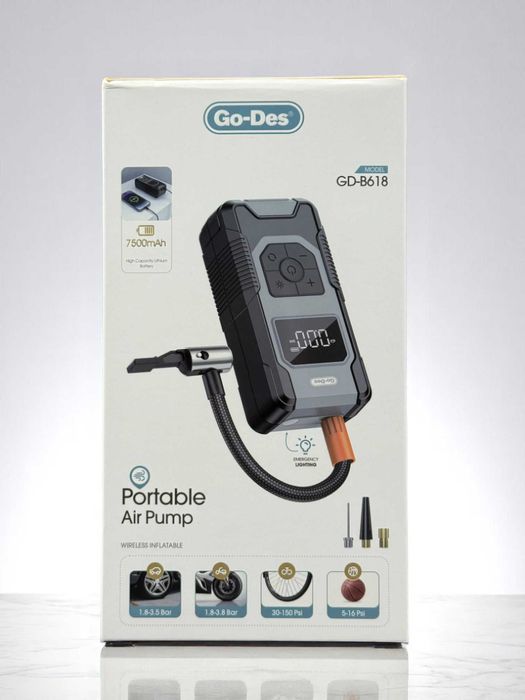 Автомобильный компрессор, электронасос, универсальный