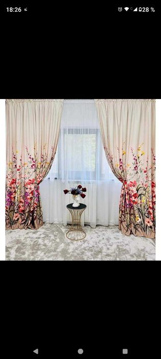 Seturi perdele cu draperii