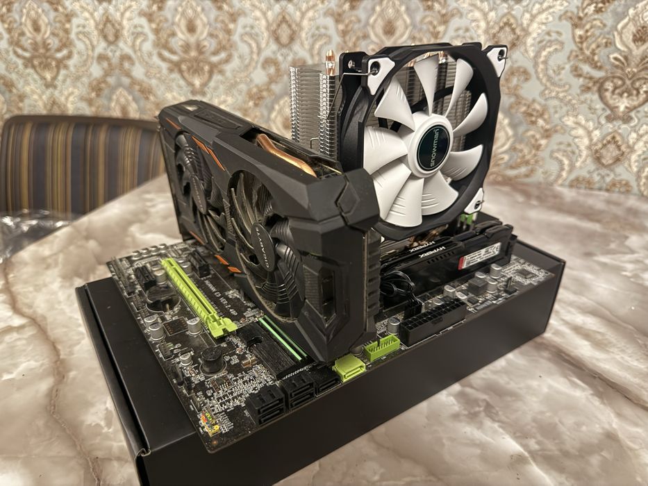 Комплект: X79 + Xeon E5-1650 v2 + 32GB RAM + GTX 1050 Ti + Новый Кулер