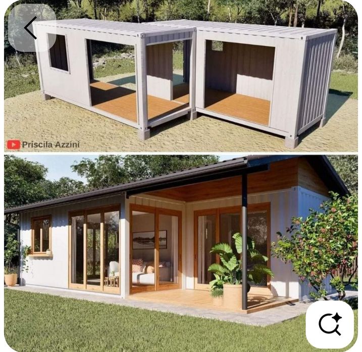 Мобильный дом из контейнера