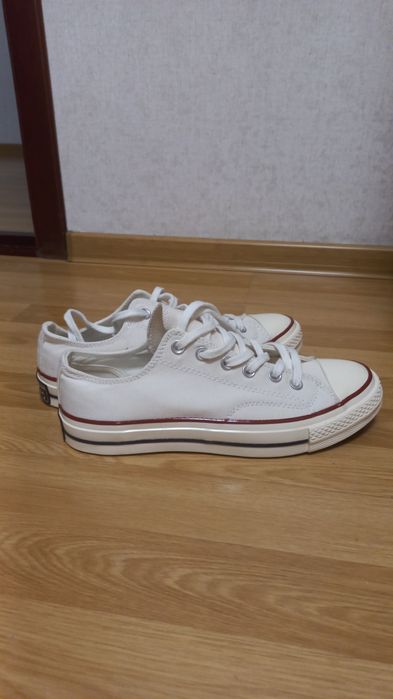 Конверсы белые унисекс новые