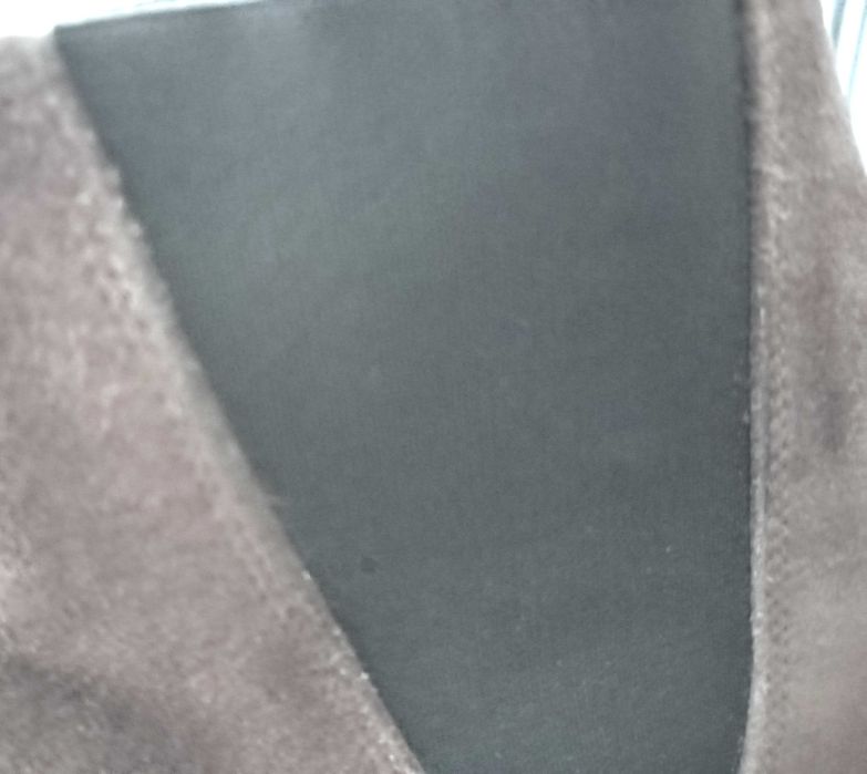 Ghete cu elastic, nr.42, din piele intoarsa maro, Italia