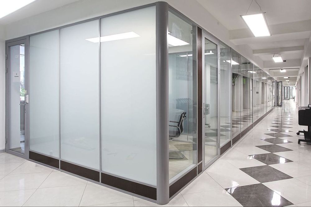 Тонировка матовый тумнка расимли пленка офис здания ойналарга