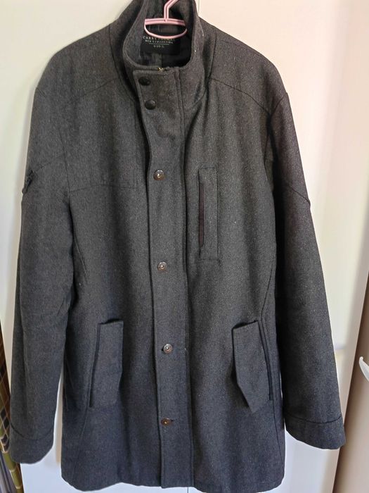Мъжко вълнено палто L размер