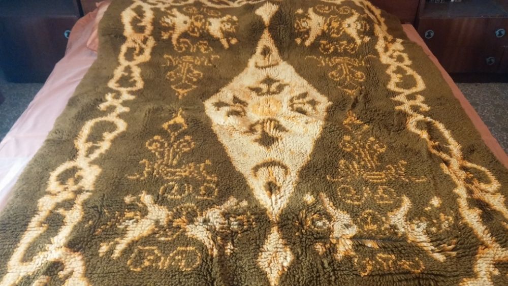 Китеник 100% вълна ръчно тъкан