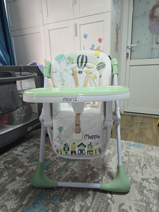 Scaun de masa moni- Muffin verde
