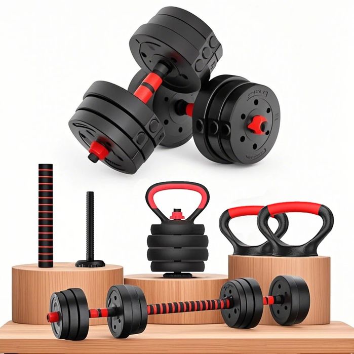 Комплект дъмбели за домашен фитнес Premium