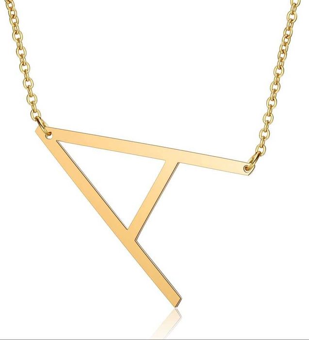 Lantisor inox cu initiale