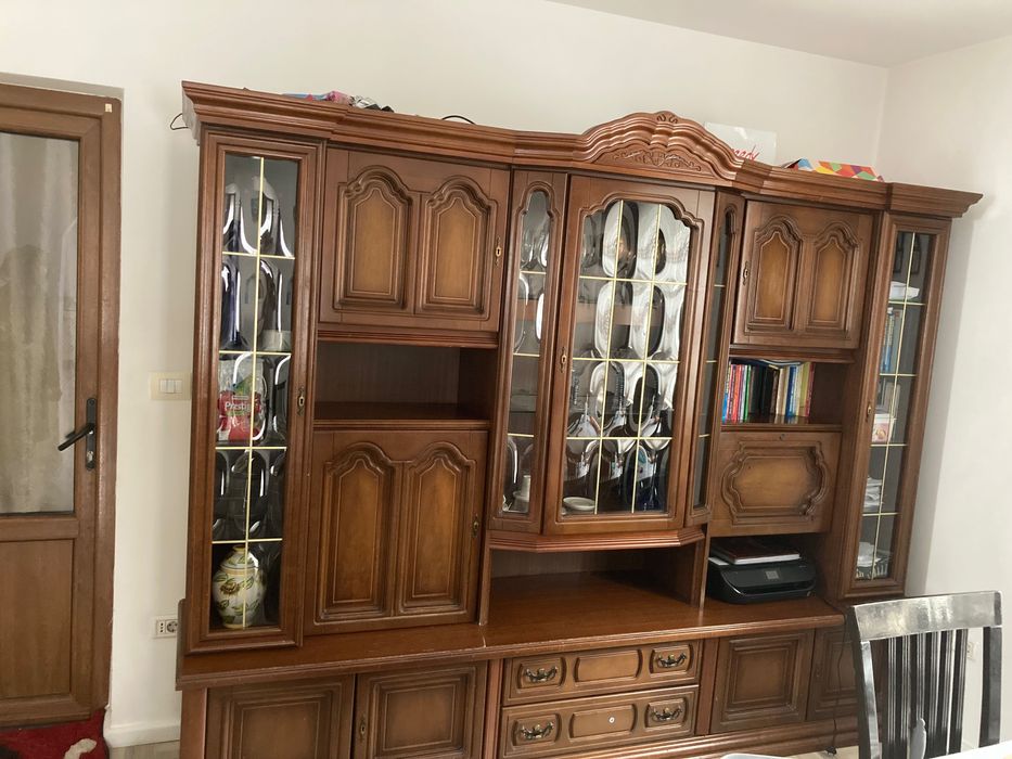 Vitrina lemn masiv de stejar