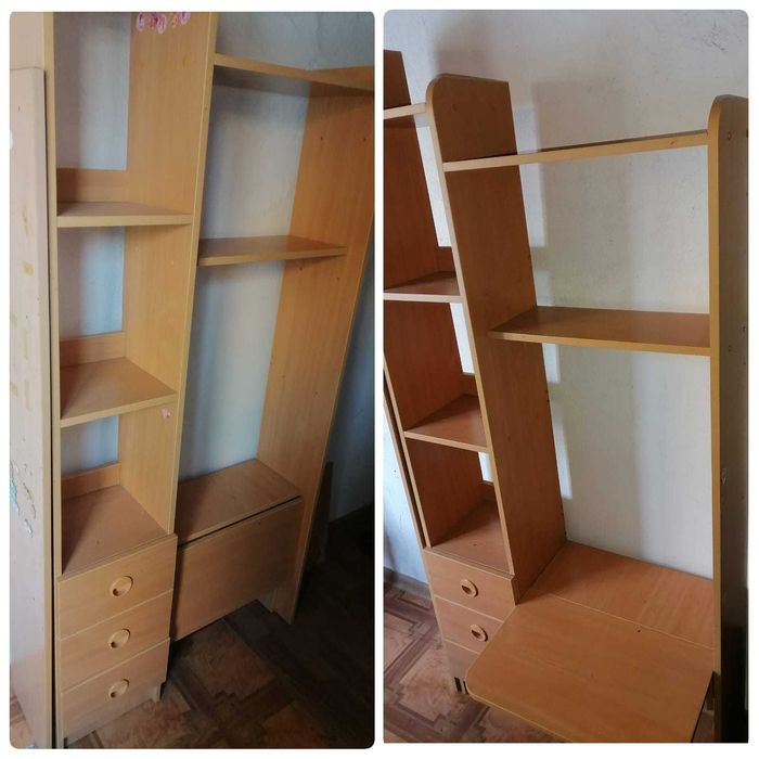 детская стенка для игрушек и книг