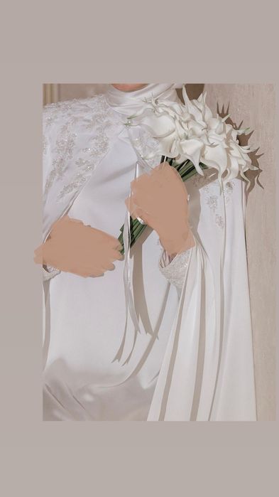 Свадебное платье мусульманское