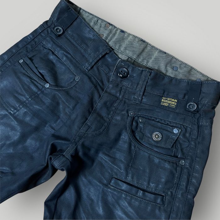 G-STAR RAW WAXED DENIM Y2K Opium Black Jeans "Army Radar Straigt" (200