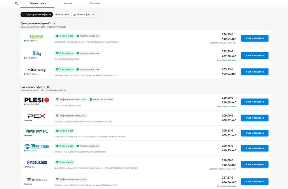 Продавам SSD (Ново + Гаранция)