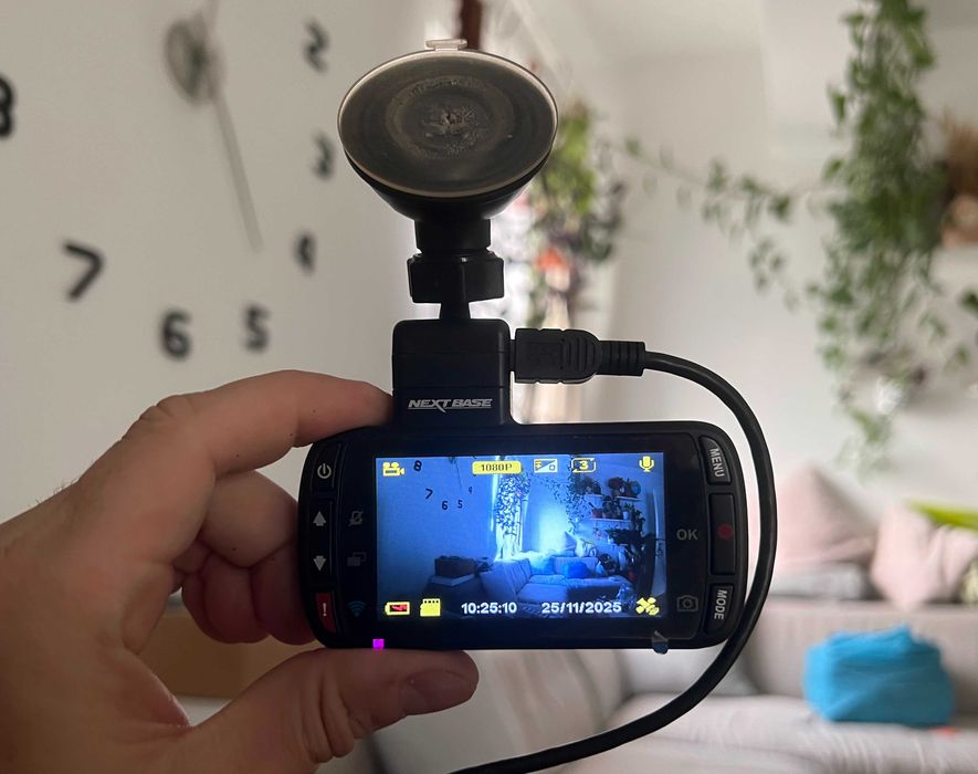 Camera auto Nextbase 312GW GPS WiFi Full HD, suport si alimentare