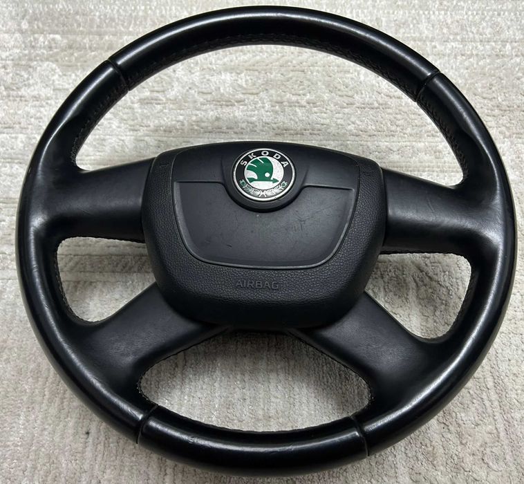 Volan Skoda Piele Superb/Octavia/Fabia/Roomster/Yeti