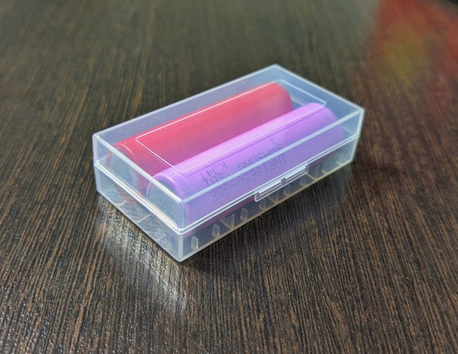 Кейс для аккумулятора 18650. Коробочка,