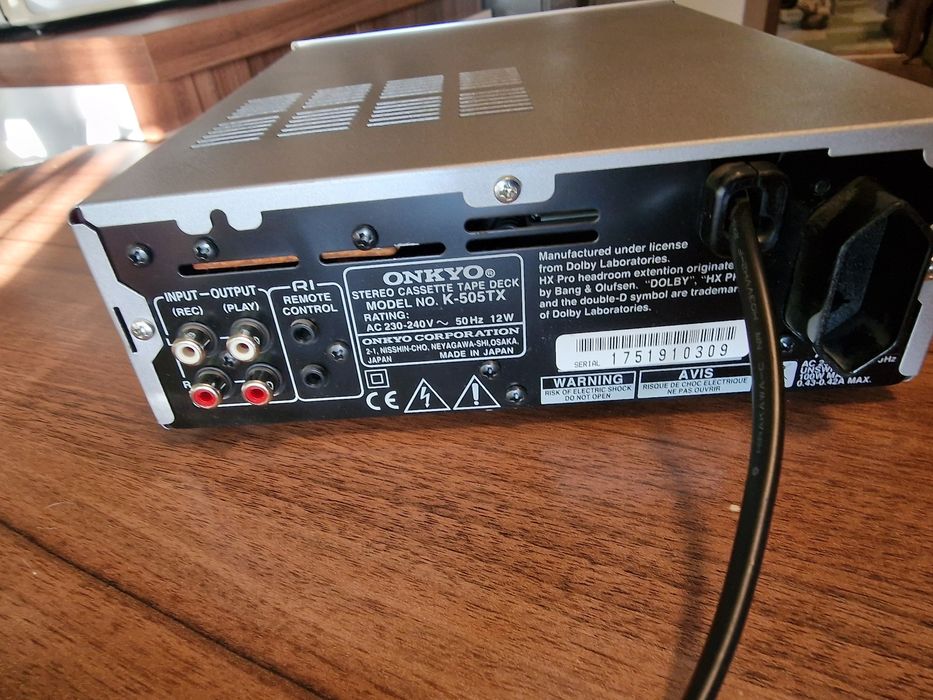 Deck Onkyo,format mic,perfect functional