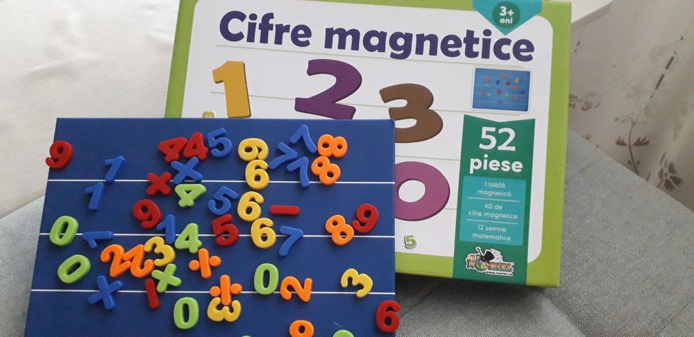 Cifre magnetice si puzzle 3D JANOD