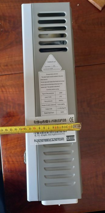 Газов проточен бойлер 6,8,10,16,18 литра пропан бутан-LPG