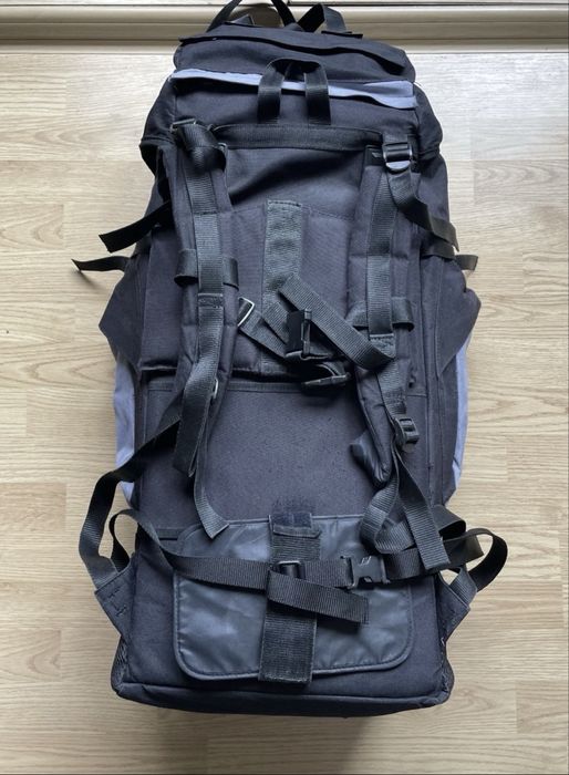 Rucsac de munte VSA 60 L gri negru