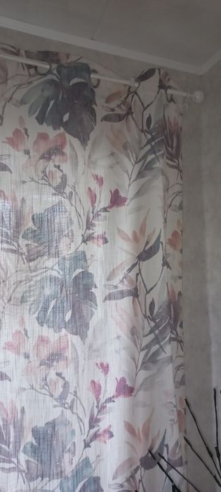 2бр. готови пердета с капси - 140/245см