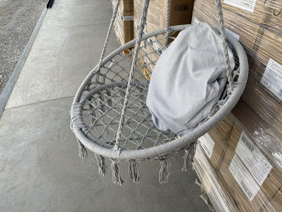 Висяща градинска люлка с възглавница - пълен релакс във вашият дом и градина