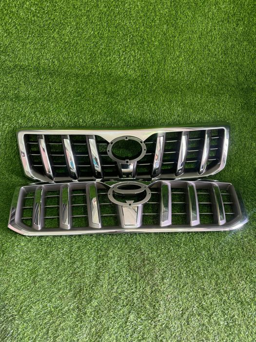 Решетка радиатора Прадо 120 серебро