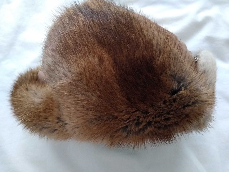 Естествен косъм Chache Chache -58см шапка ушанка