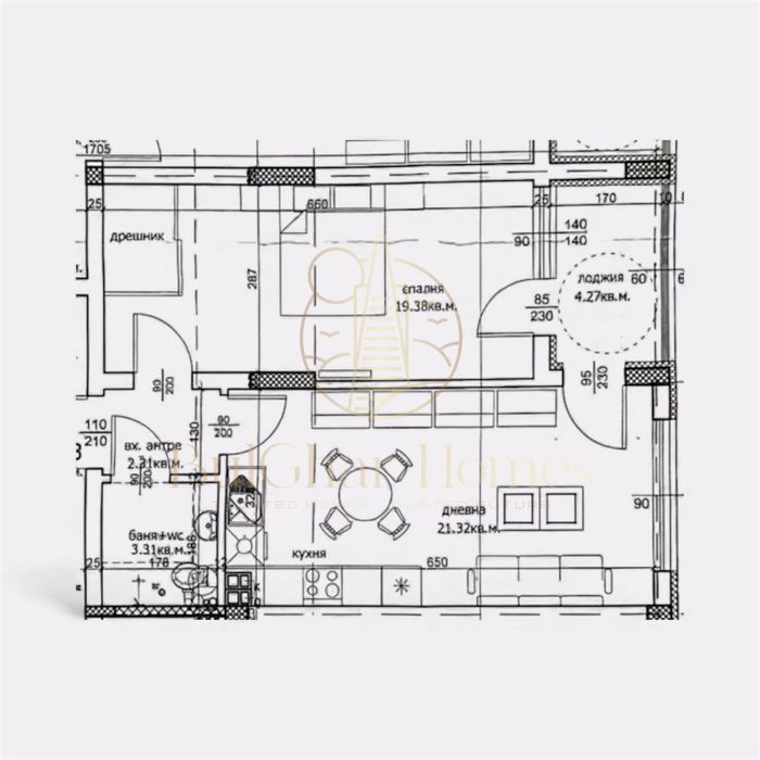 Двустаен апартамент - Левски 1