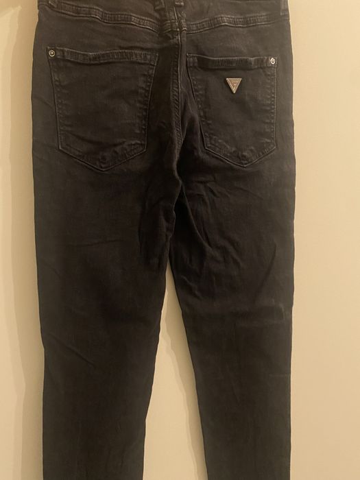 Guess Skinny High Черни дънки с камъни