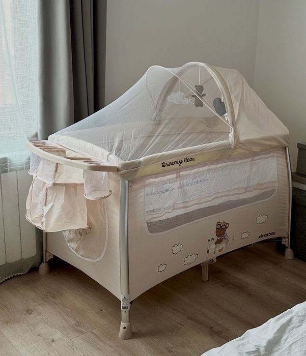 Бебешка кошара Kikka Boo Dreamy Bear в бежово