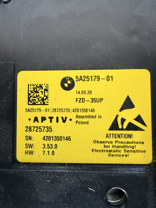 Plafoniera gesturi gesture control Bmw X3 G01 X4 G02 X5 G05 X6 G06 X7 G07 7 G11 5 G30 TRAPA